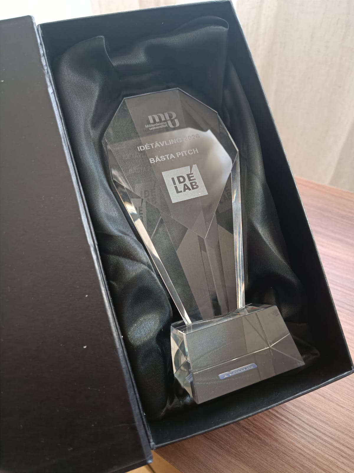 IdéLab Best Pitch trophy